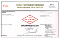 TS EN ISO 50001 Energy Management Systems Certificate